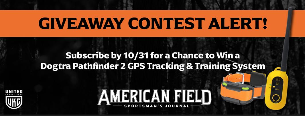 American Field Sportsman Journal giveaway by UKC